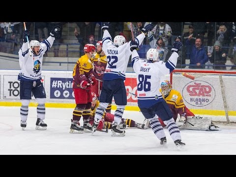 44. kolo WSM ligy: Rytíři Kladno - Dukla Jihlava 5:2