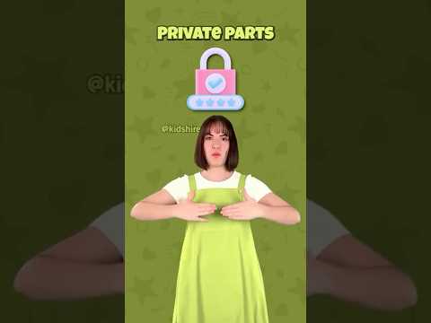 Private Parts Safety Song for Kids #english #learning #preschool