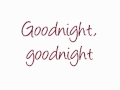 Maroon 5 - Goodnight Goodnight lyrics 
