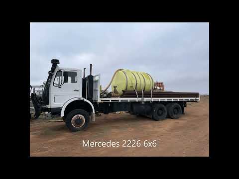 1980 Mercedes 2226 6x6 with 7.5m tray