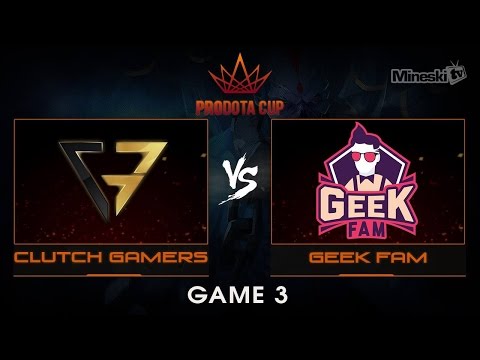 Clutch Gamers vs Geek Fam | Pro Dota Cup Series | Playoffs | Best of 3 | Game 3