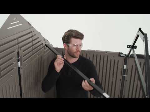 How to Install the Rubbermaid 7' x 10.5' Storage Shed