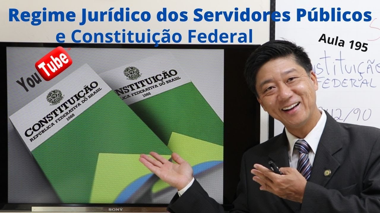 Lei 8112/90 - art 1º a 5º - Regime Jurídico Único e a Constituição Federal  - Aula 195 - Tanaka