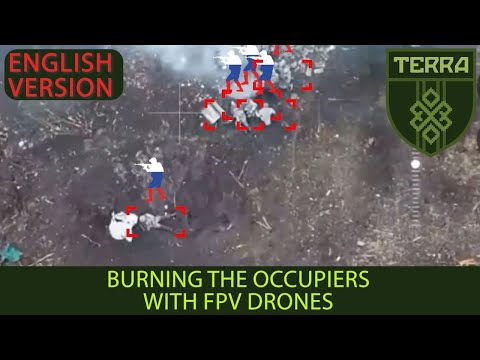 ENG. VER. Burned the occupiers with an FPV kamikaze drones. War in Ukraine