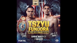 TIM TSZYU vs SEBASTIAN FUNDORA:  WBC/WBO super-welterweight titles - PREVIEW and PREDICTION.