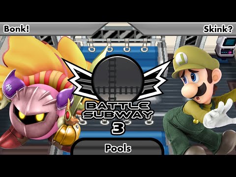 Battle Subway 3 - Bonk! vs Skink? - Pools - SSBU