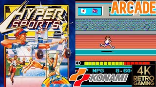 Hyper Sports Arcade (Konami 1984) 4k Longplay