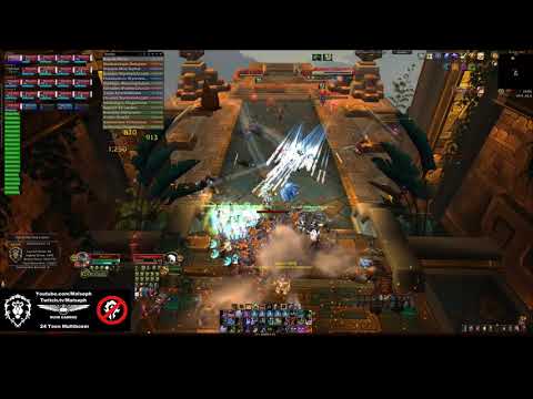 Intense Dazar'alor Battle with 24 DK Multiboxer | Multiboxer Malseph (BFA 6-15-19)