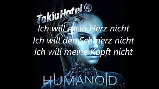 Tokio Hotel - Humanoid Lyrics