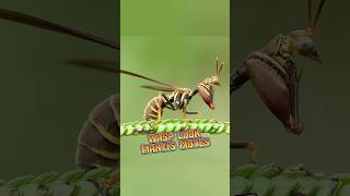 Wasp Mantidfly | Wasp Looks and Mantis Moves #animalenigmas
