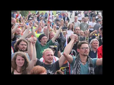 Stopp Air Base Ramstein 2018: Hört auf! Nie mehr Krieg!