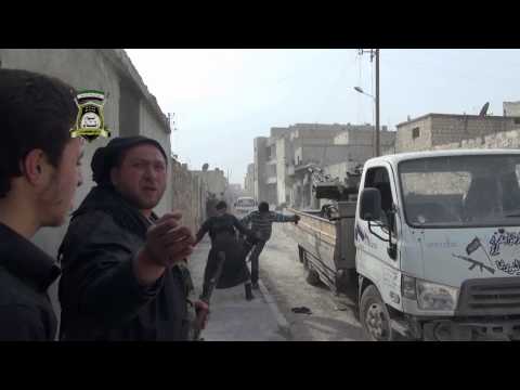 استعداد مقاتلي لواء السلام ولواء ذو النورين لمؤازرة الفصائل في جبهة حي الشيخ سعيد في حلب