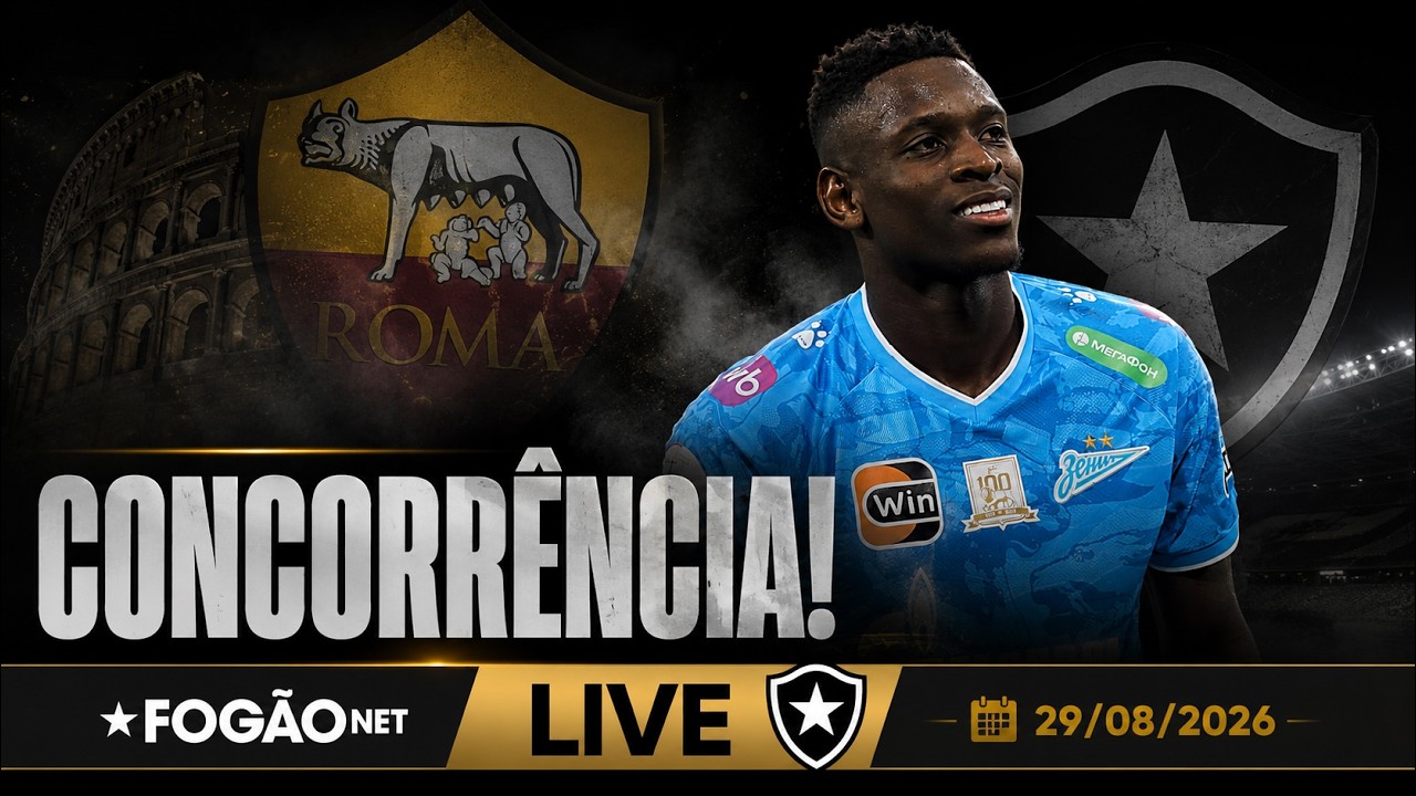 LIVE | Roma faz proposta por Luiz Henrique; Nathan Silva perto do Botafogo