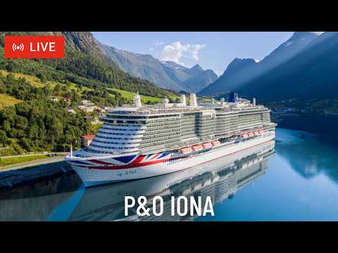 SHIPS TV - P&O Iona Cruise Ship Departing Port of Southampton (LIVE)