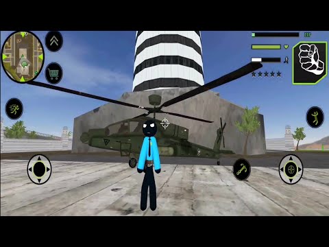 Amazing Police Stickman Rope Hero Gangstar Crime