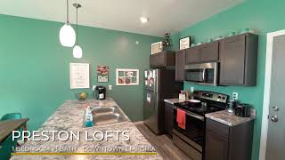 Preston Lofts 1-Bed Venetian (Downtown Emporia, KS)