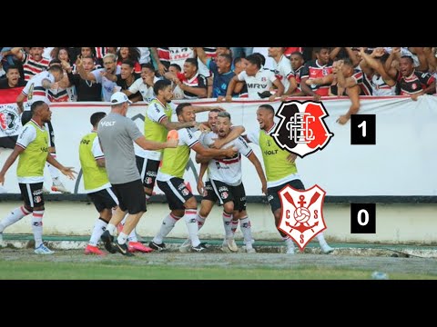 Santa Cruz 1x0 Sergipe | Melhor atuação do Santa em 2022. Só faltou gols!