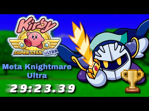 Kirby Super Star Ultra: Meta Knightmare Ultra Speedrun in 29:23.39