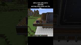 How to Make a Drill with the Create Mod #shorts #minecraft #createmod