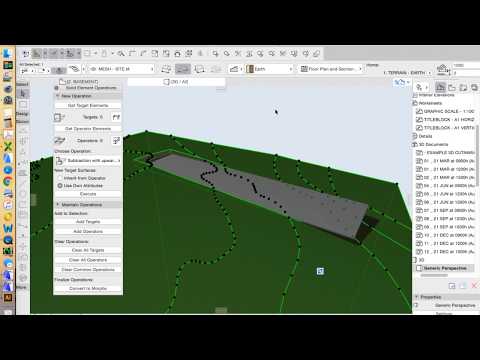 ArchiCAD 21 - tutorial part 10 - solid element operations