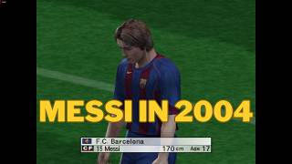 I Found Lionel Messi's FIRST EVER Video Game Appearance! (PES 4)