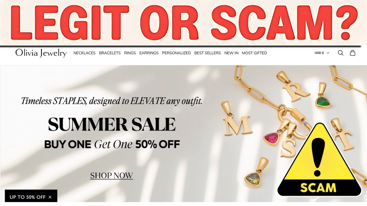 Olivia Jewelry Reviews: Legit Or Scam Store?