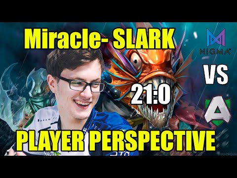 Miracle-  [Slark] DESTROY ALLIANCE [21:0] | PLAYER PERSPECTIVE | DreamLeague Season 14 - GAME 2