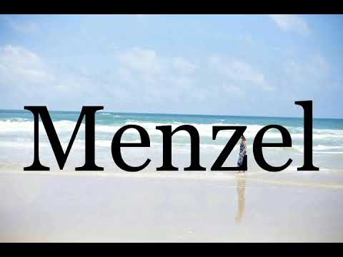 How To Pronounce Menzel🌈🌈🌈🌈🌈🌈Pronunciation Of Menzel