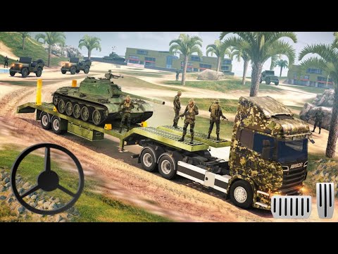 Army Car Driving - Army Vehicle Cargo Transport Simulator 3D - New Android Gameplay