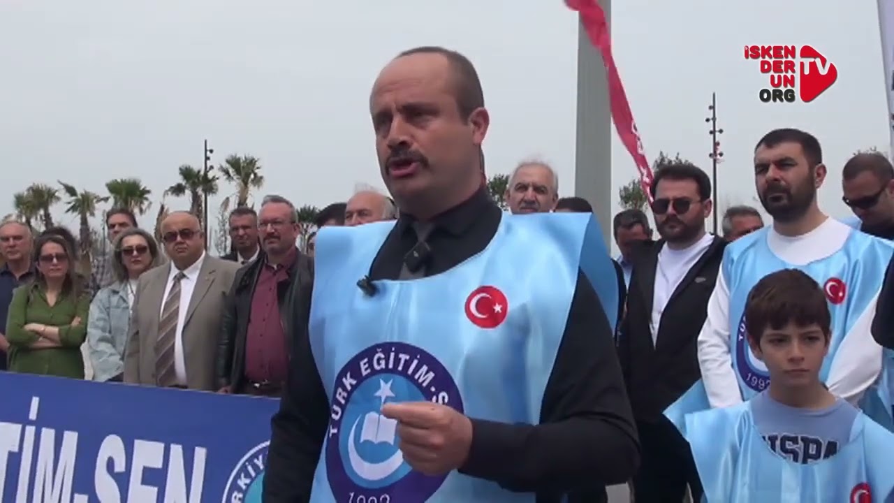 İskenderun’da Eğitimcilerden Tepkiler sürüyor…