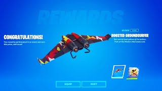 How to Unlock the FREE Boosted Groundsurfer Glider - Fortnite Zero Build Trials