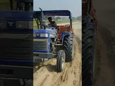 Trakstar 550 Tractor With Full Load Trolley Khinchte