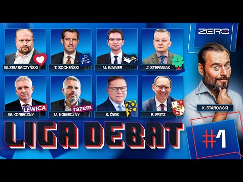 LIGA DEBAT #1 - ZEMBACZYŃSKI, BOCHEŃSKI, WAWER, STEFANIAK, KONIECZNY, KONIECZNY, ĆWIK, FRITZ