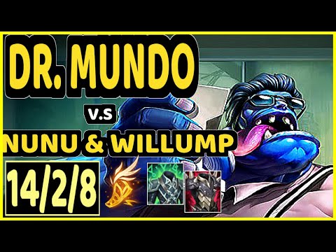 MEMENTO (DR. MUNDO) vs NUNU & WILLUMP - 14/2/8 KDA JUNGLE GAMEPLAY - EUW Ranked GRANDMASTER