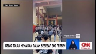 Demo Tolak Kenaikan Pajak Sebesar 300 Persen di Bone