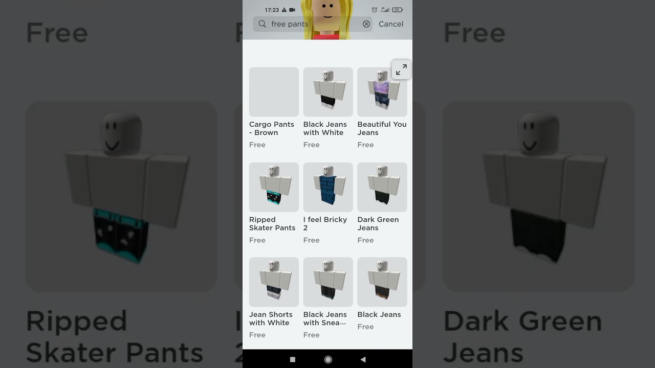 tutorial get brick pants #roblox #shorts#fypシ