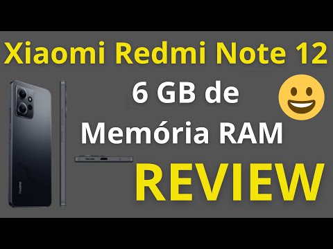 Celular Xiaomi Redmi Note 12 com 128 GB de Memória e 6 GB de Memória RAM – Tela de 6.6, Câmera de 50