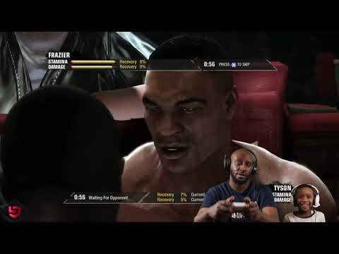 FATHER AND SON VIDEO GAME NIGHT (FIGHT NIGHT LJ GETS K.O and gets mad)