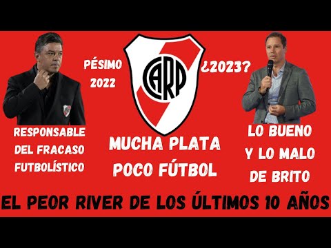 EL PEOR RIVER DESDE QUE ASCENDIÓ: BRITO, SU GESTIÓN Y LA ESTAFA AL SOCIO - GALLARDO RESPONSABLE