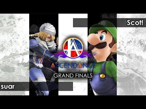 Smash 4:  PG | suar (Sheik) V Sizzle | Scot! (Luigi) - Ascendance 42 Tournament SSB4