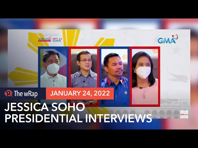 Top presidential bets except Marcos Jr. face tough first interview