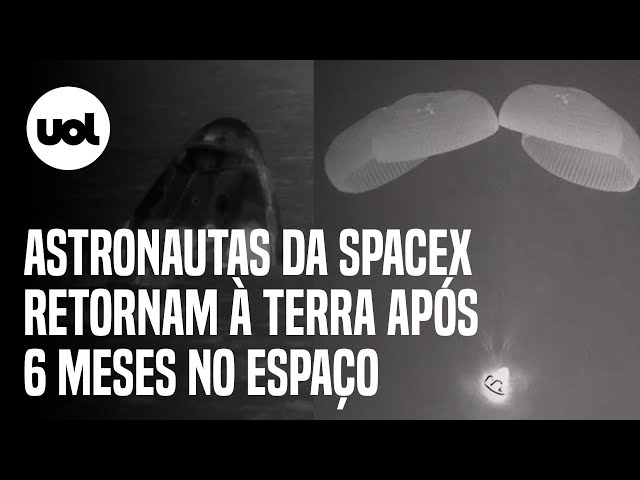 sddefault Cápsula da SpaceX pousa no mar após 6 meses no espaço