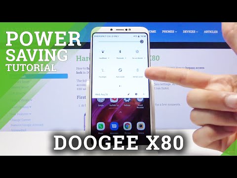 How to Activate Power Saving Mode in Doogee X80 - Make Battery Last Longer