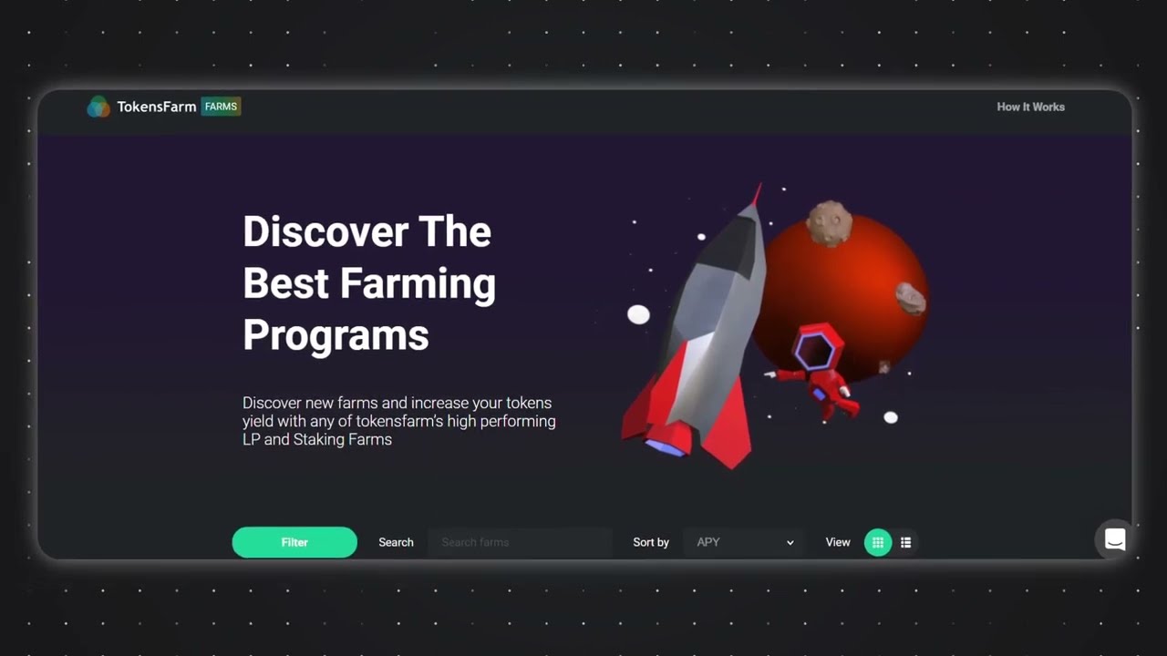 How to Stake Tokens in a Staking Farm - TokensFarm.com Tutorial