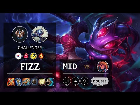 Fizz Mid vs Zoe - KR Challenger Patch 10.16