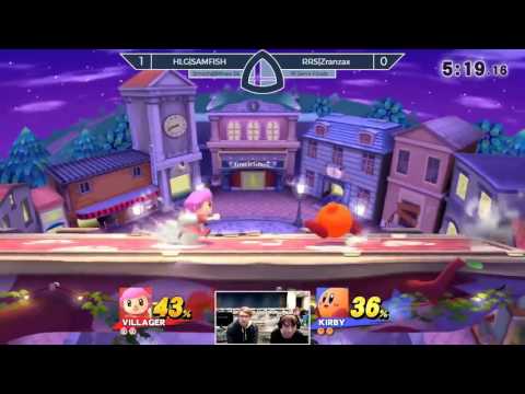 Sm4sh@Mines 56 - HLG|SAMFISH (Villager) Vs. RRS|Zranzax (Kirby) - Winners Semifinals