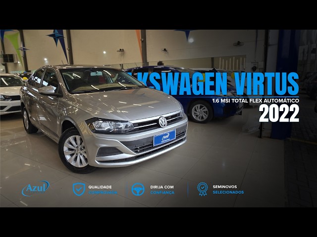 Vídeo VOLKSWAGEN VIRTUS 1.6 MSI TOTAL FLEX AUTOMÁTICO