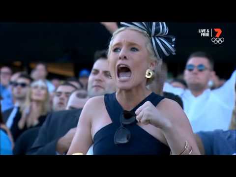 FUCK! Racegoer at Randwick Lets Out Expletive After Rank Outsider Beats Her Horse