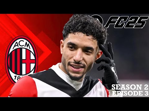 NEW CUSTOM SLIDERS VS REAL MADRID !!! EAFC 25 AC Milan Career Mode SEASON 2 EPISODE 3
