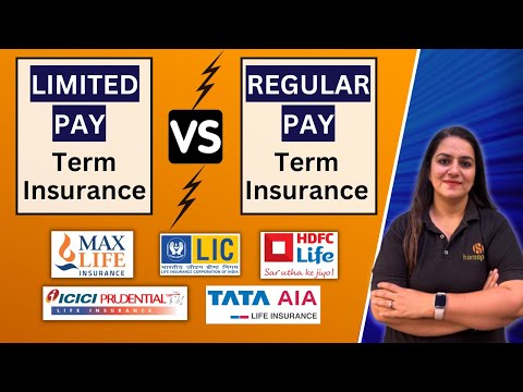 LIMITED Pay VS REGULAR Pay Term Insurance | Life Insurance Premiums COMPARISON | Gurleen Kaur Tikku